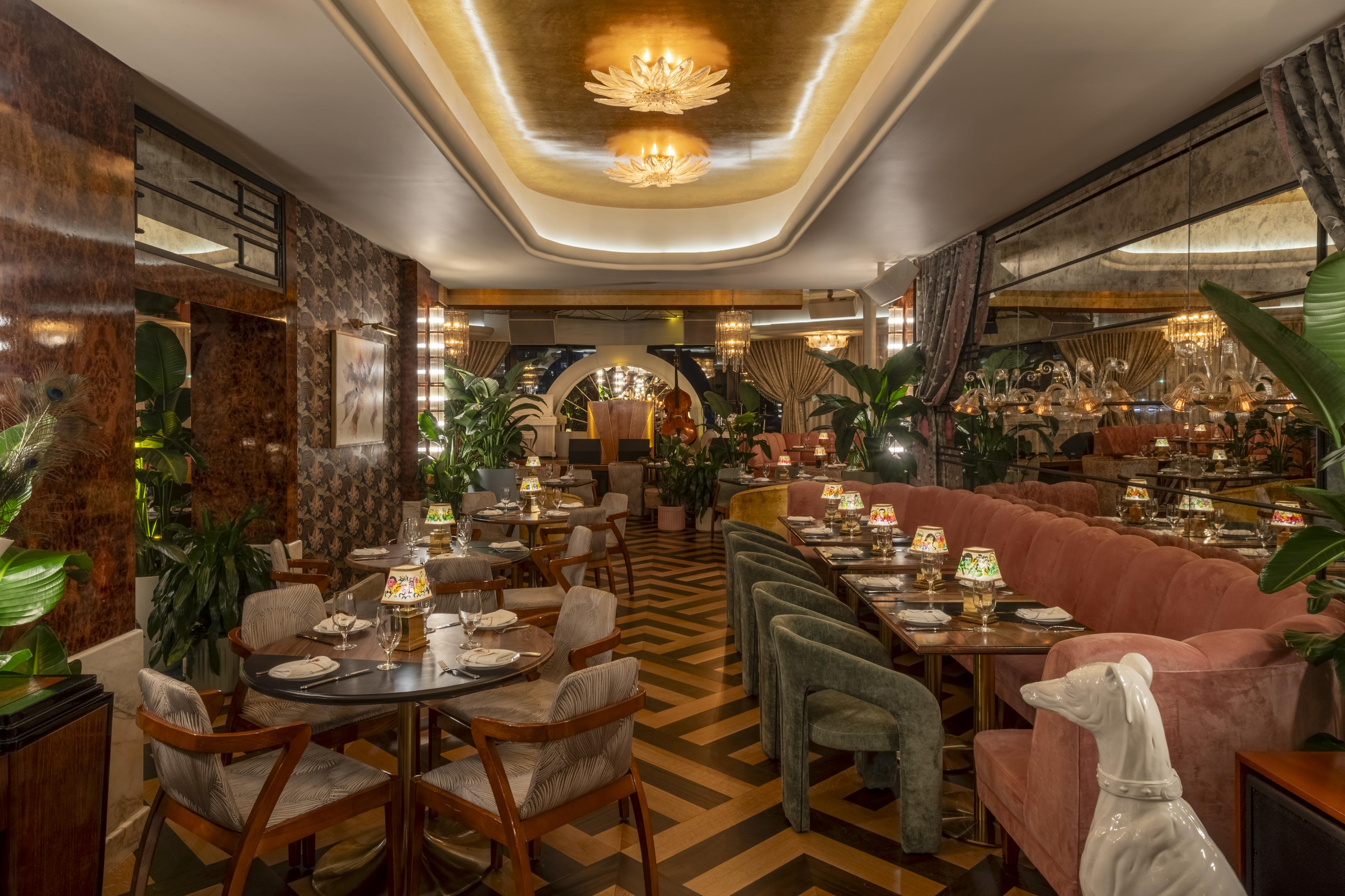 The dining area at Delilah Miami
