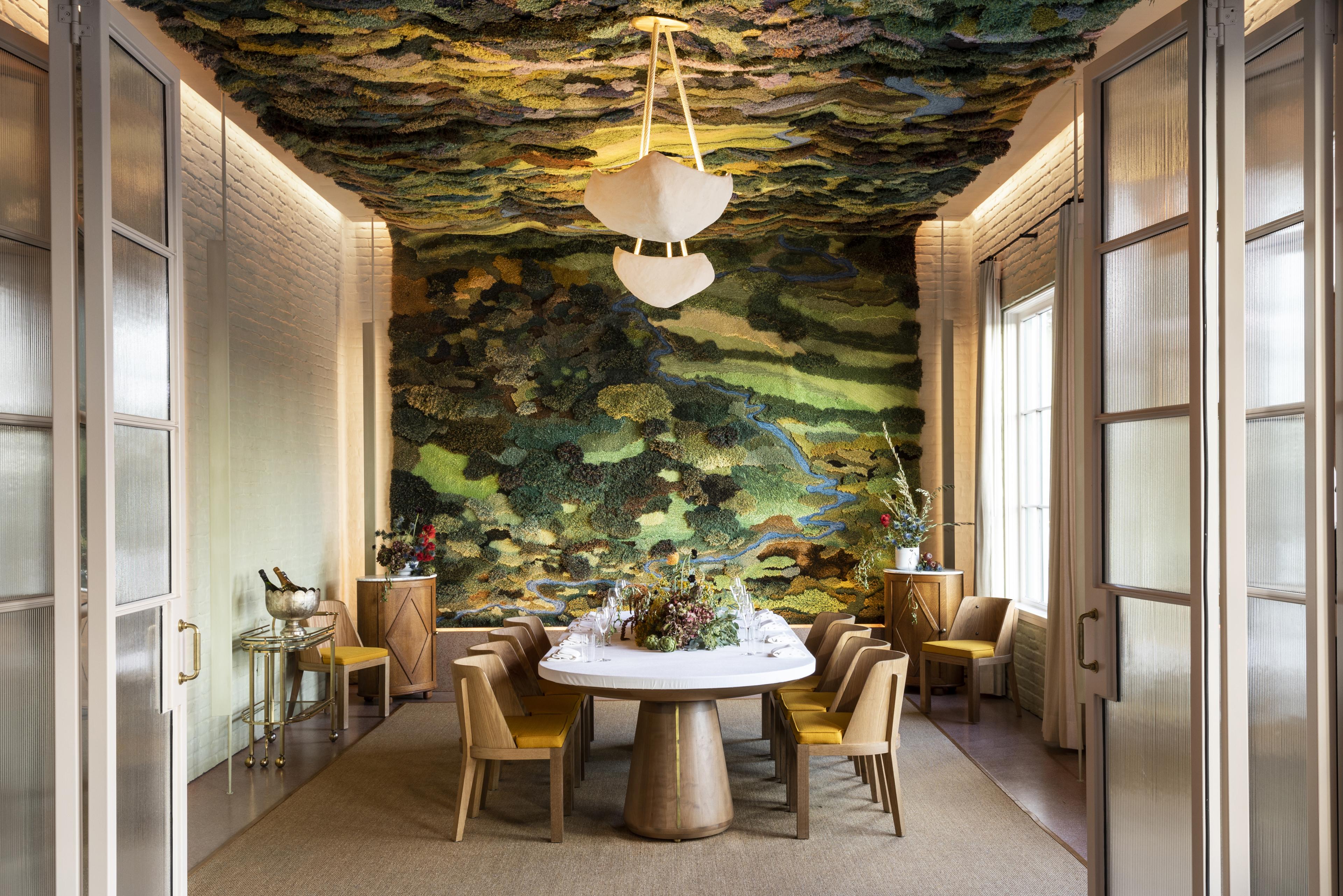 The dining space at March