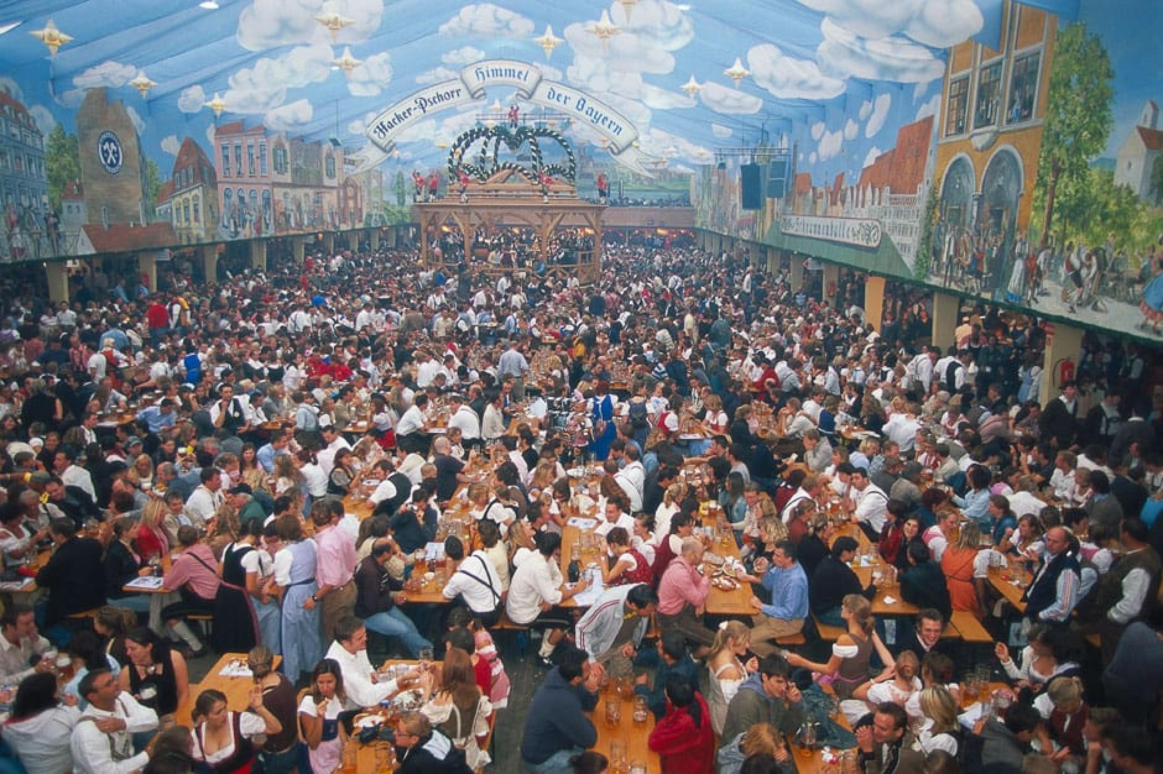 Aerial View-Oktoberfest ,Munich, Germany