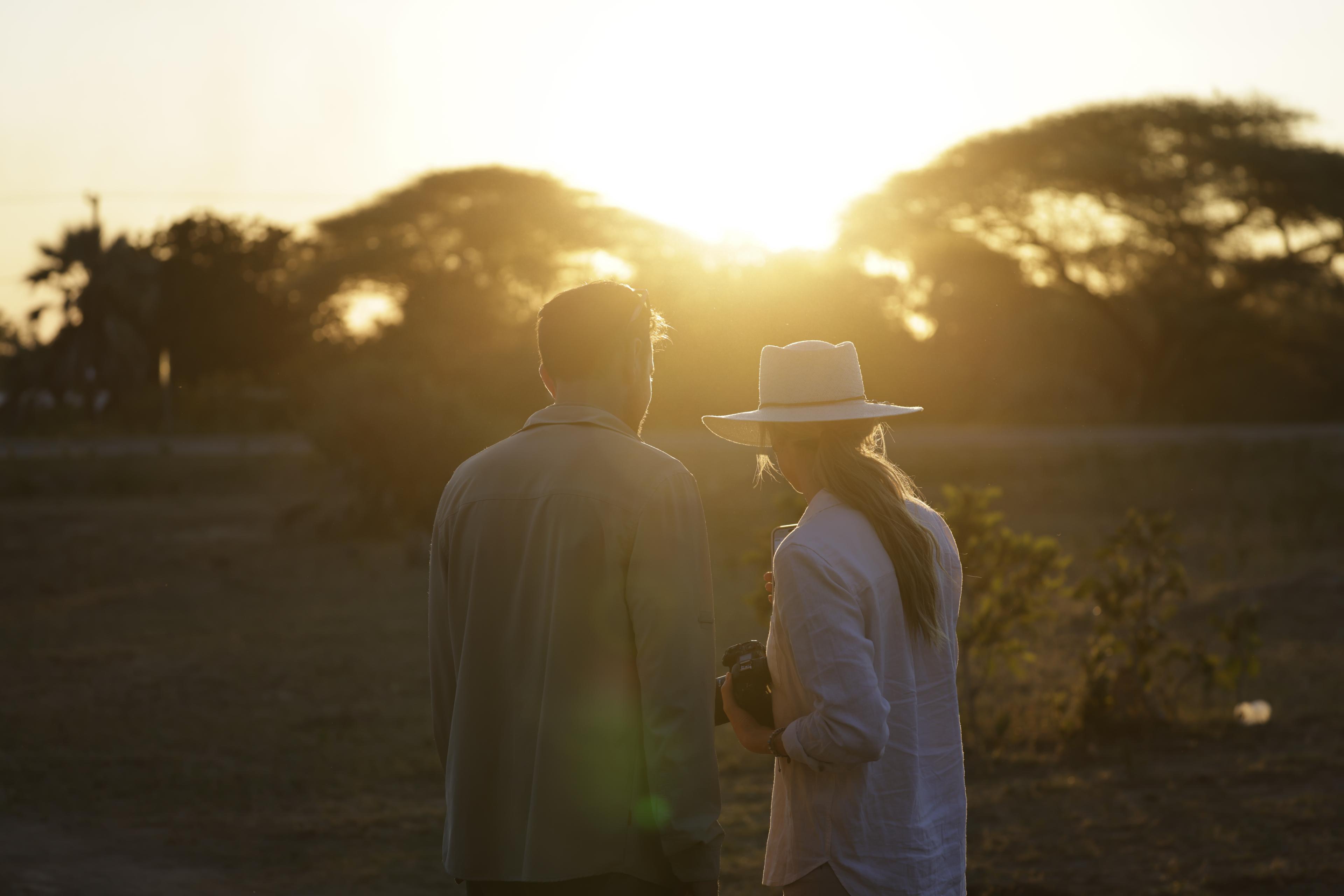 Claire and Colin in Zimbabwe