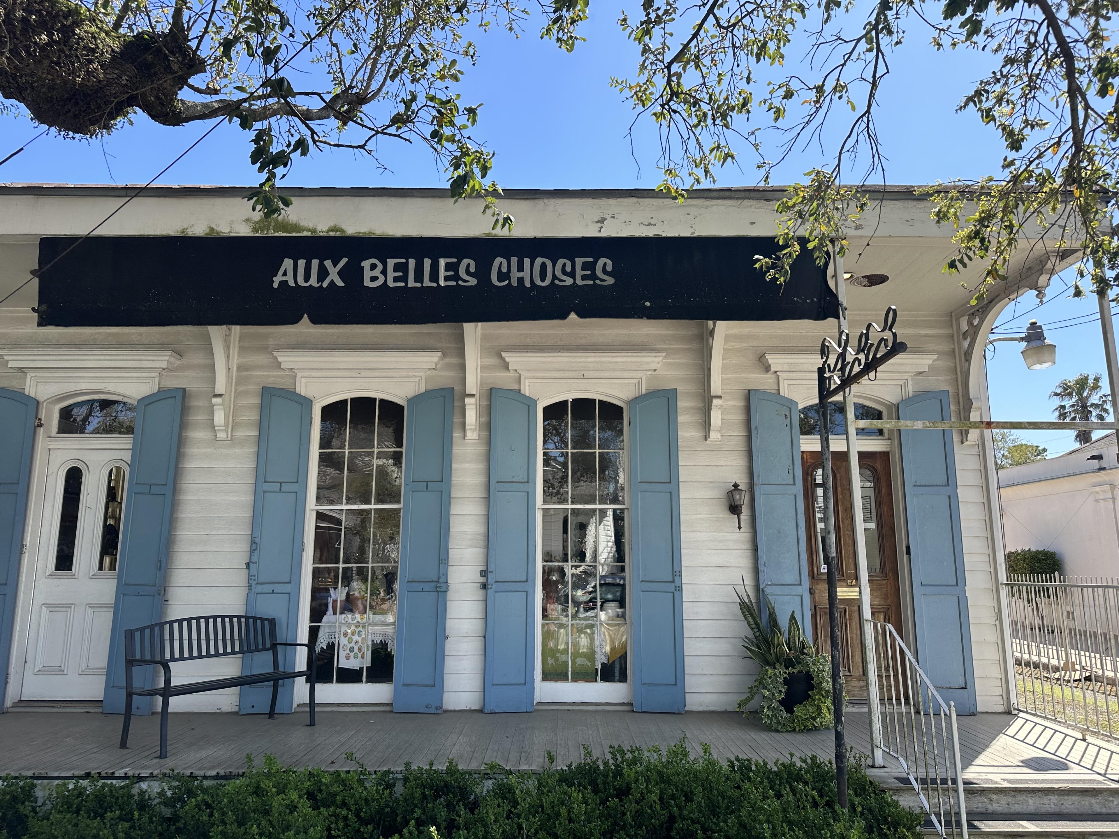 exterior of shop