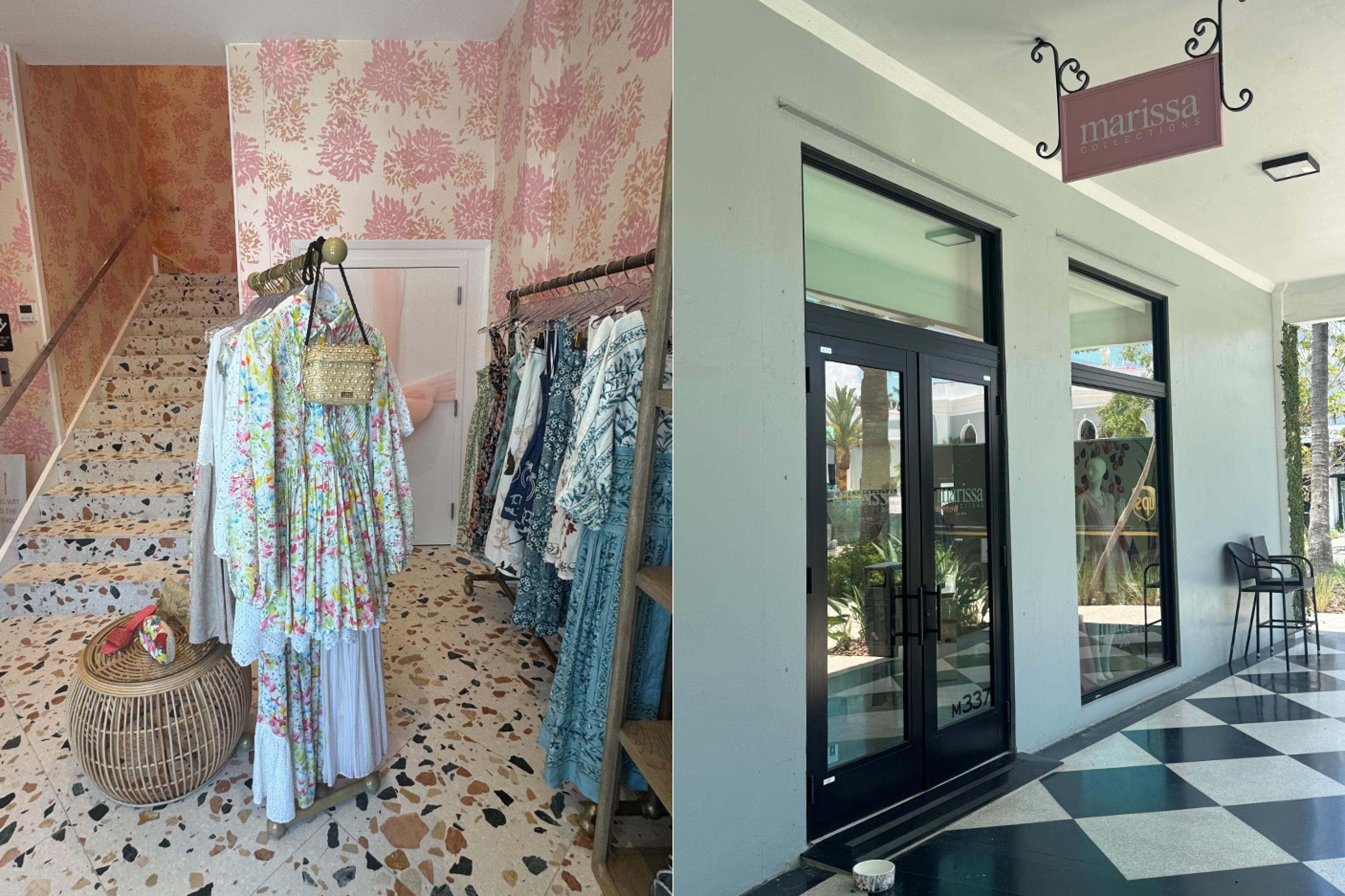 dress boutiques in west palm beach Blush Pink Sienna A-line Flower Dress – Nicolette's Couture
